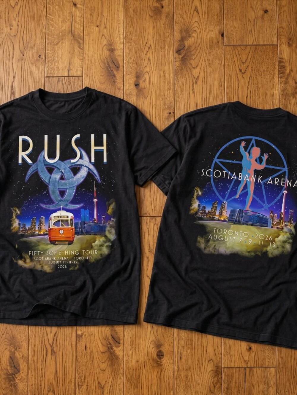 RUSH Fifty Something Tour 2026 Toronto Scotiabank Arena August 7 9 11 13 Double